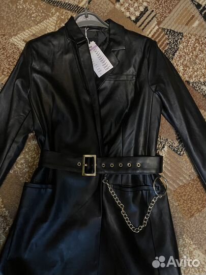 Кожаный пиджак