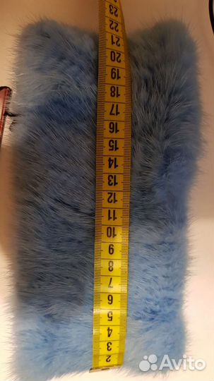 Новая. Повязка на голову из вязаной норки