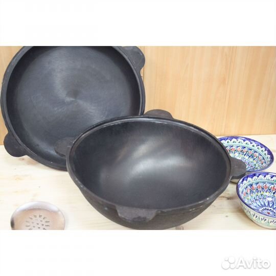 Казан с крышкой-сковородкой