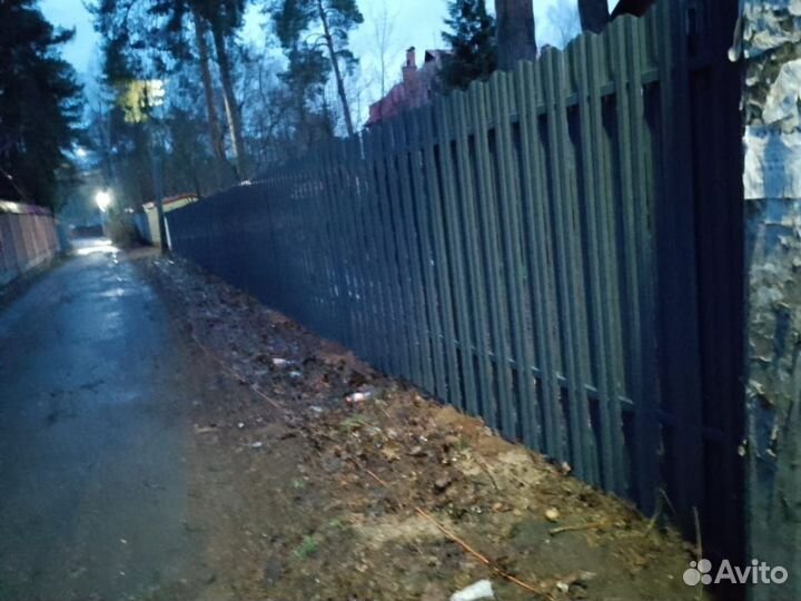 Забор из профнастила