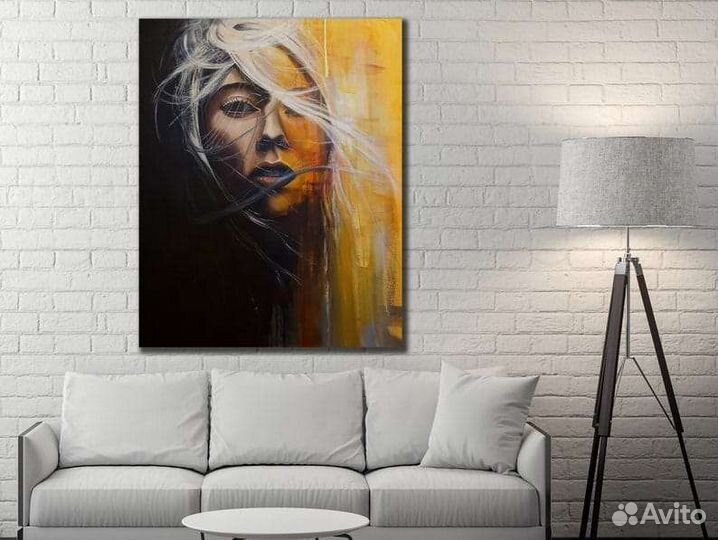 Картина маслом девушка портрет