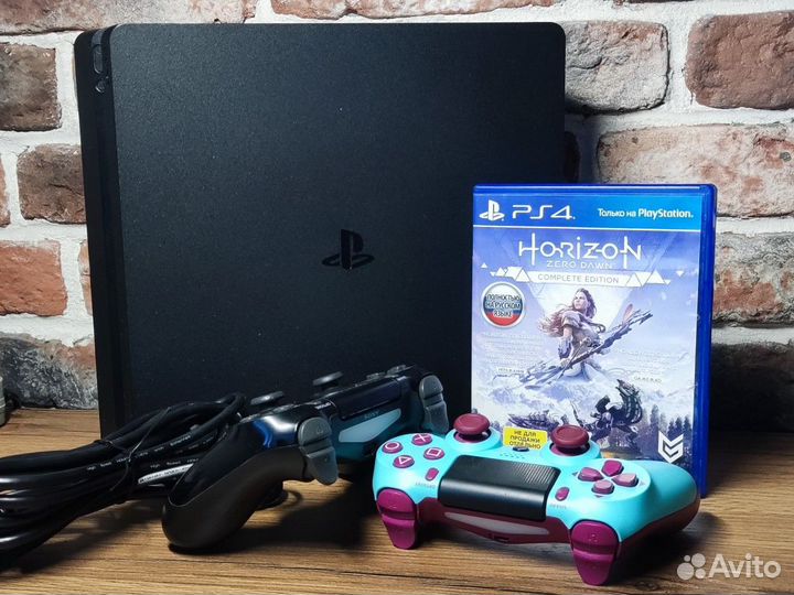 Sony PS4 slim 1tb с подпиской Deluxe