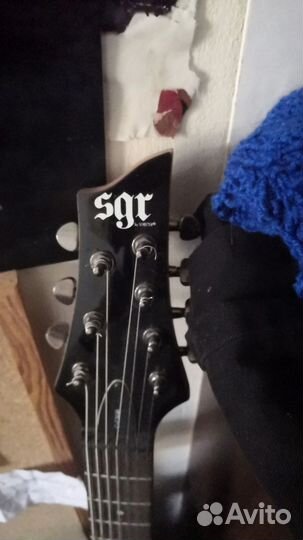 Электрогитара 7 струн schecter SGR C-7 BLK