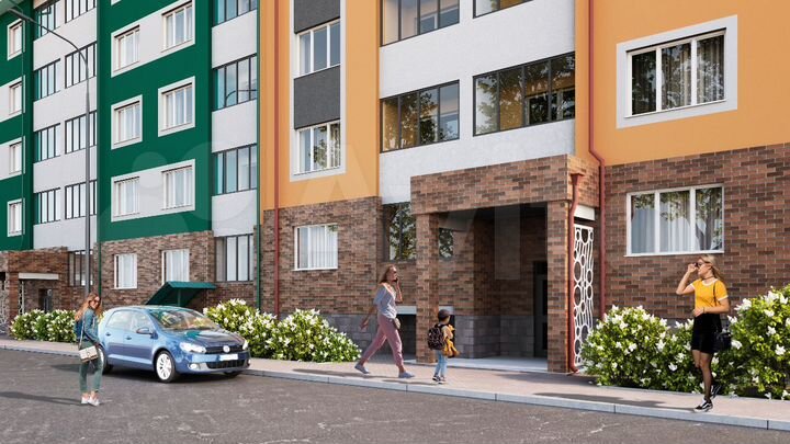 3-к. квартира, 87 м², 1/5 эт.