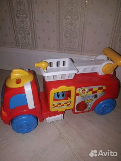 Машинка пожарная интерактивная