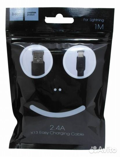 USB Кабель для Apple/iPhone hoco X13, 2A, 1 м