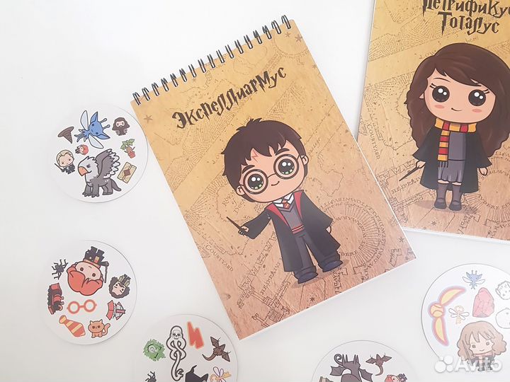 Блокнот на кольцах Гарри Поттер Гермиона