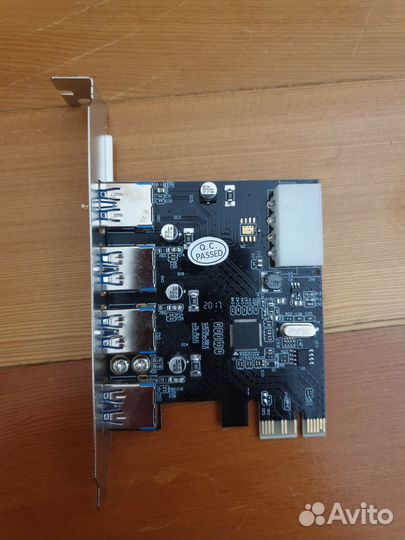 Контроллер 4xUSB3.0 PCI-E VIA VL805
