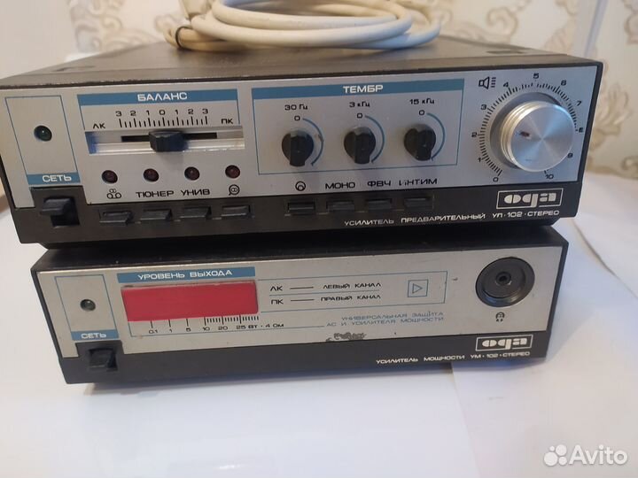 Усилитель Ода ум-102, уп-102