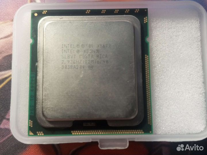 Процессор intel xeon 09 X5670