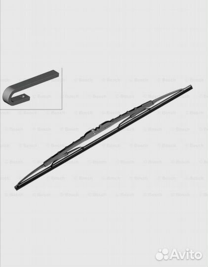 Щетка стеклоочистителя каркасная Bosch Eco 60с500