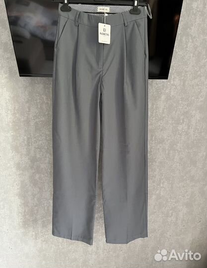 Брюки серые женские 44