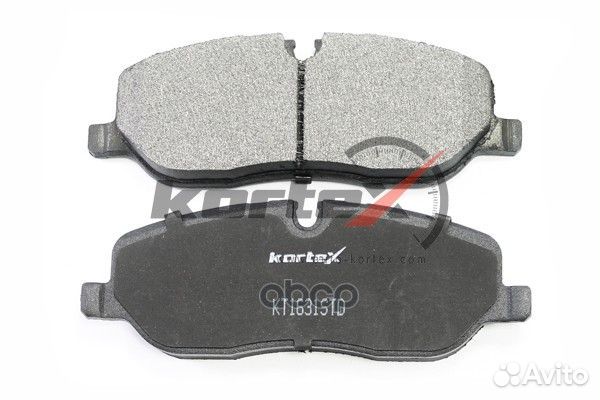 Колодки тормозные дисковые перед KT1631STD kortex