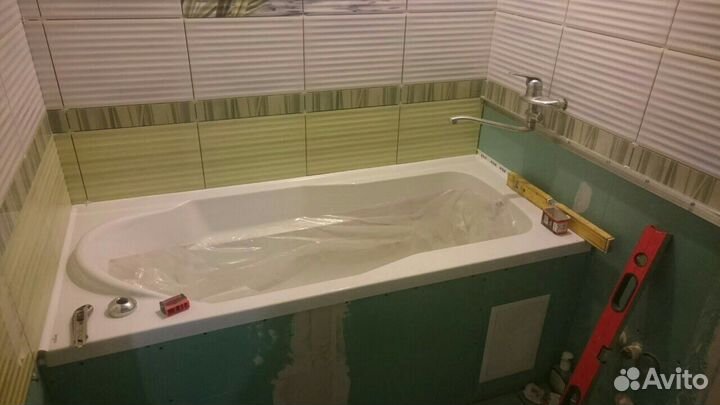 Ремонт квартир, Ванн, сборка кухонь