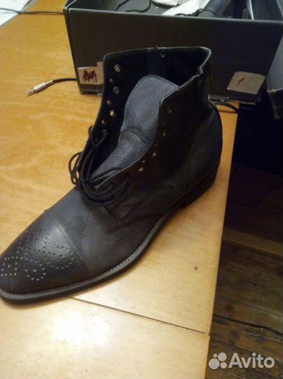 Ботинки мужские vero cuoio 41 размер Италия