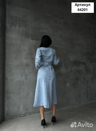 Платье джинсовое