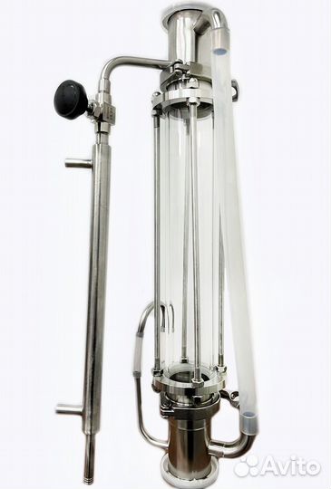Экстрактор Сокслета 2 д 365 мм с краном и доохл