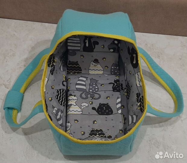 Люлька переноска для кукол и мягких игрушек