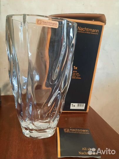 Nachtmann ваза 28 см идеальное состояние