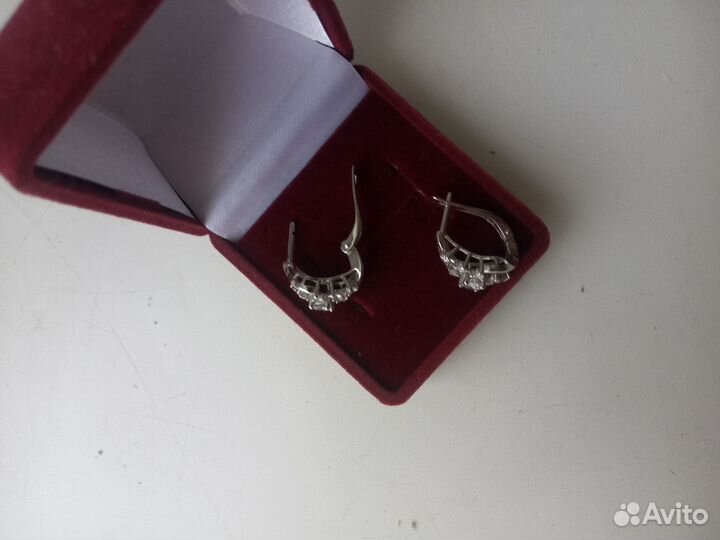 Серебряные серьги 925 проба