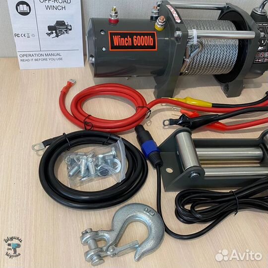 Лебедка electric winch 6000