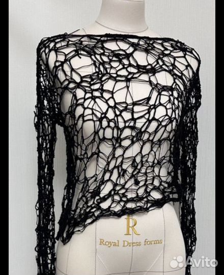 Кофта сетка y2k