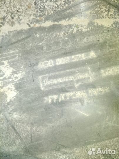 Юбка заднего бампера Audi A6 C7