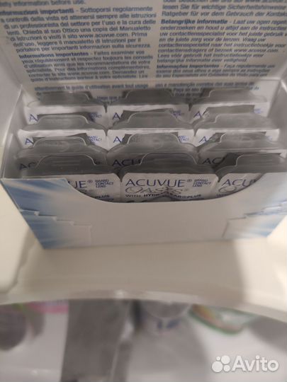Линзы контактные acuvue oasys 1,25