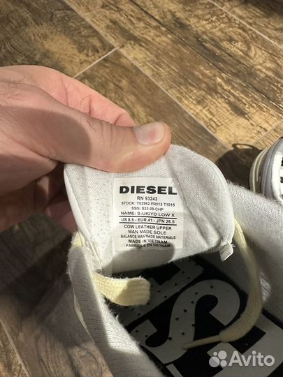 Кроссовки diesel размер 41 новые оригинал