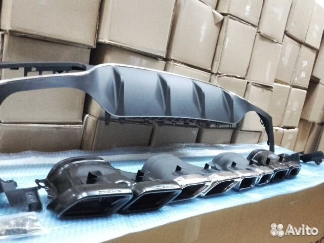 Диффузор и насадки 6.3 AMG Mercedes E-klasse W 213