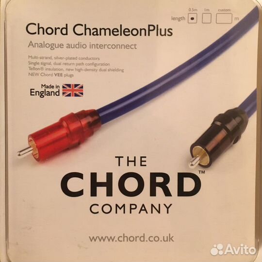 Посеребренный межблочный Chord Chamelion Plus
