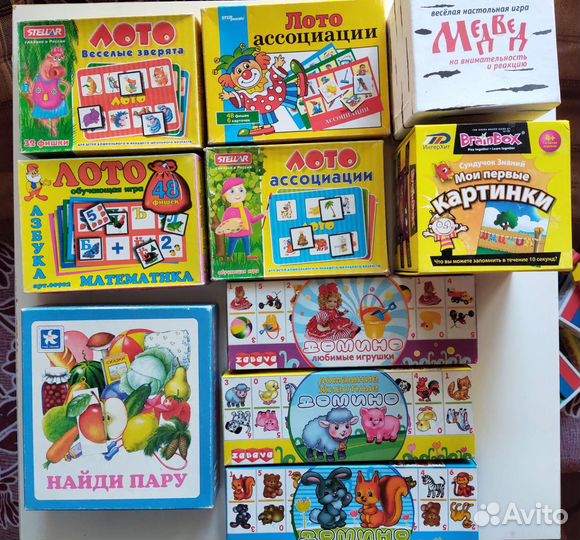 Развивающие настольные игры для детей