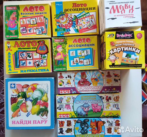 Развивающие настольные игры для детей