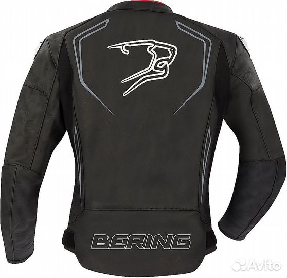 Куртка кожаная Bering cletor Black