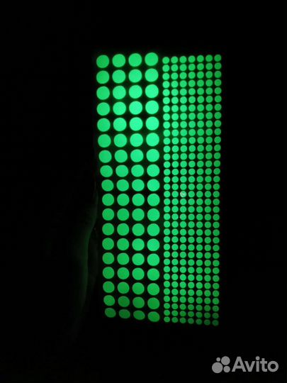 Флюросцентные наклейки