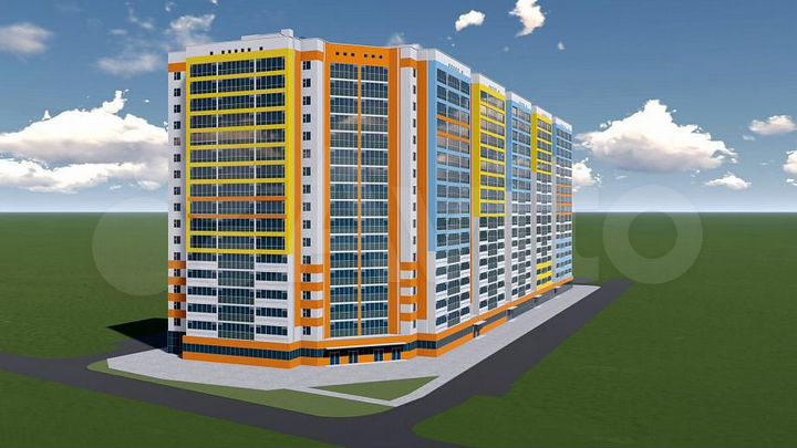 1-к. квартира, 73 м², 2/17 эт.