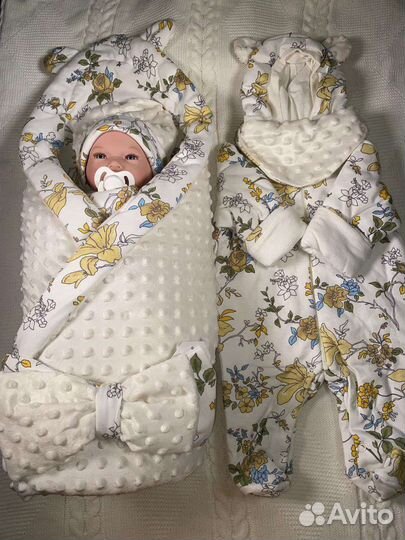 Конверт на выписку весенний