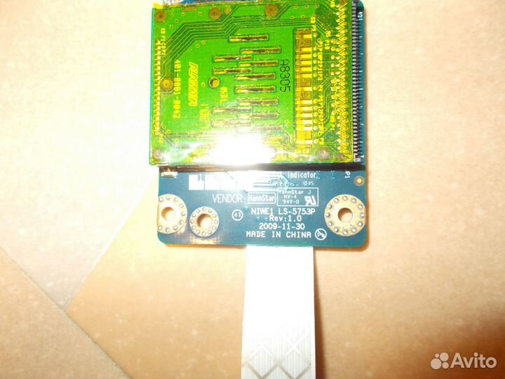 LS-5753P плата аудиоразъемов Lenovo G565 G560 G460