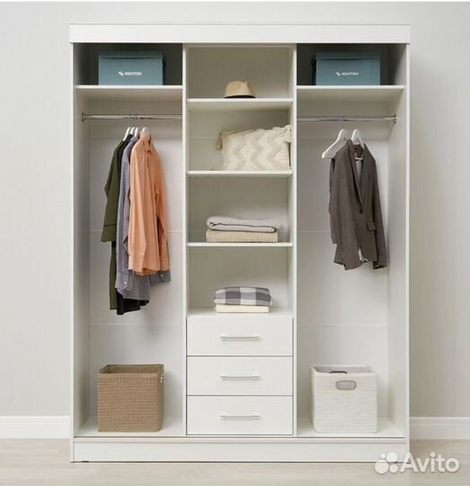 Шкаф-купе белый с зеркалом 1,7м доставка