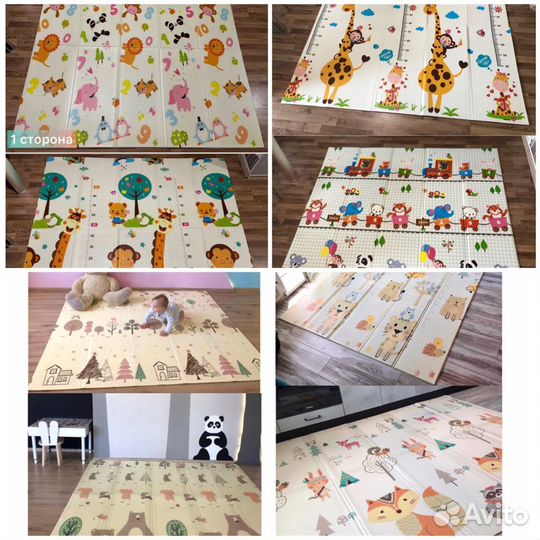 Детский коврик термоковрик для ползания