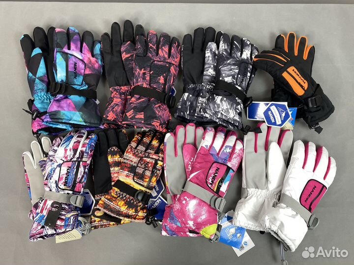 Горнолыжные перчатки и варежки