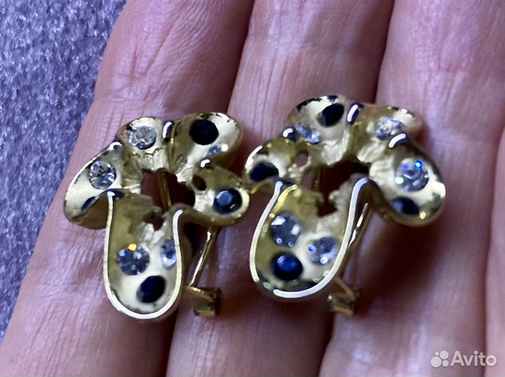 Бижутерия новая серьги брошь