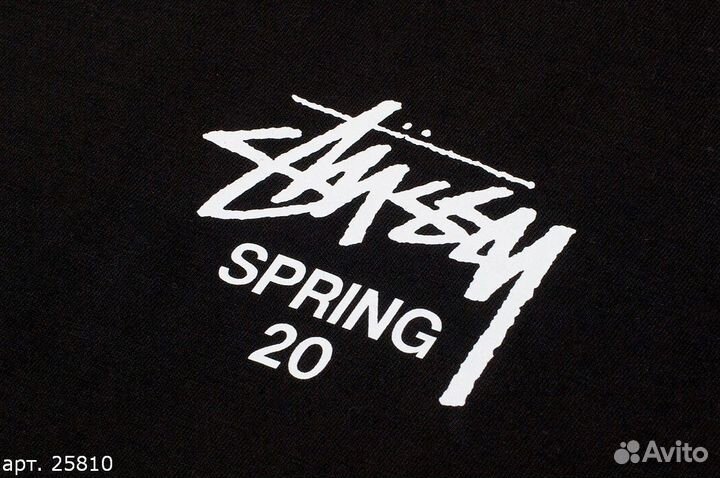 Футболка Stussy spring 20 Чёрная