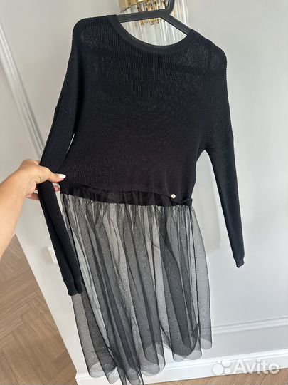 Лонгслив с сеткой