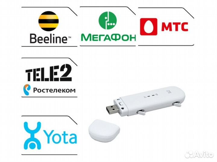 Усилитель интернета 3G 4G для дачи 20 дБ с Wi-Fi