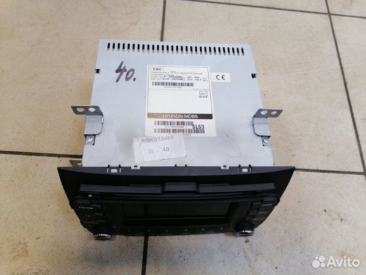 Аудиосистема Kia Sportage 3 D4HA 2012