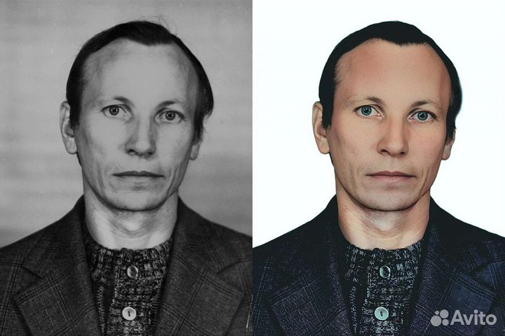 Реставрация старых фотографий, ретушь