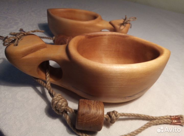 Кукса кружка из дерева кружка ковш 250и300мл