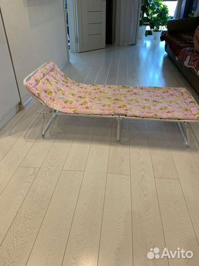Раскладушка с матрасом детская бу