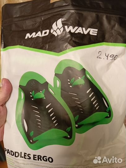 Лопатки для плавания mad wave